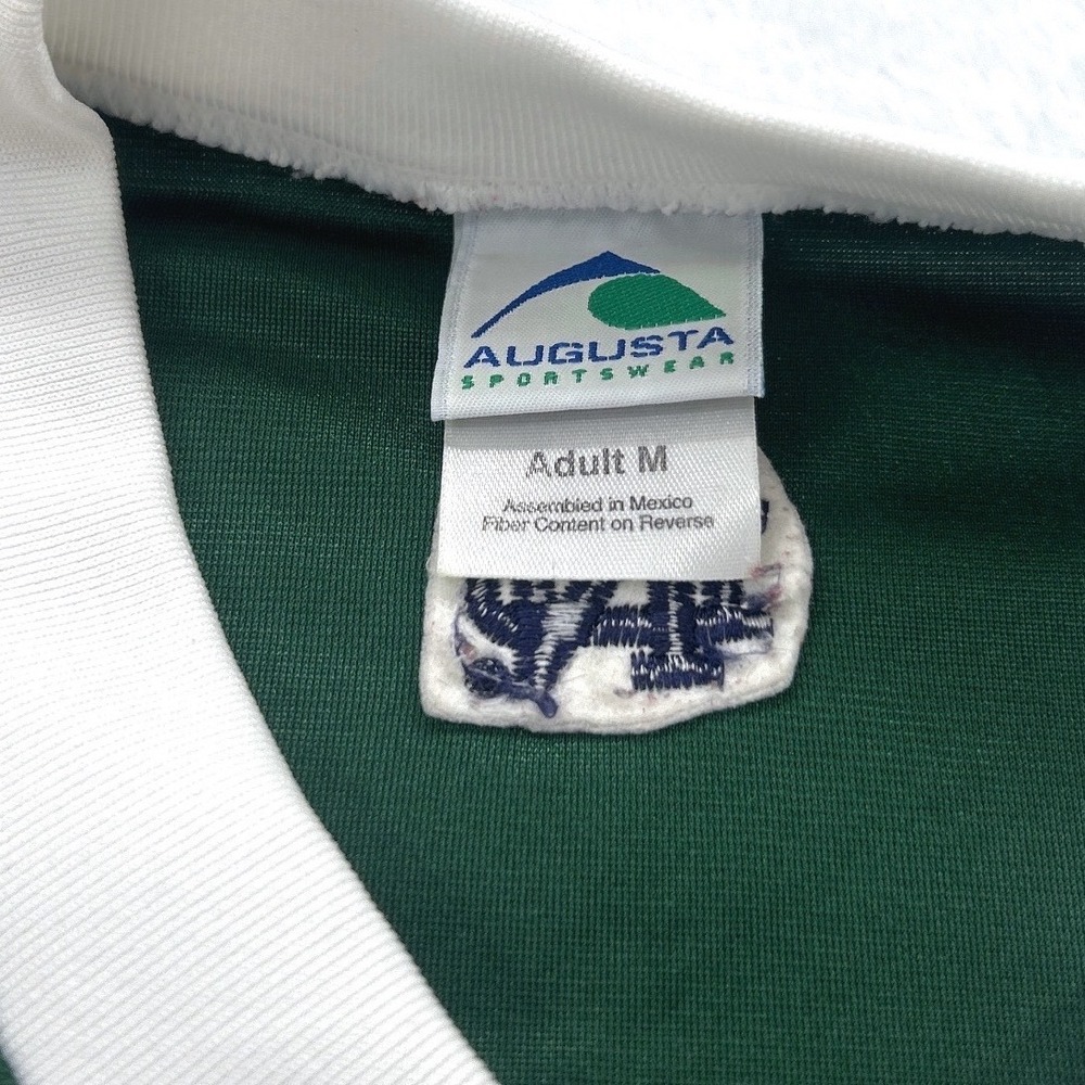 VTG Augusta Sportswear Notre Dame Fighting Irish Band ND Jersey Med Green Shirt - Picture 4 of 10